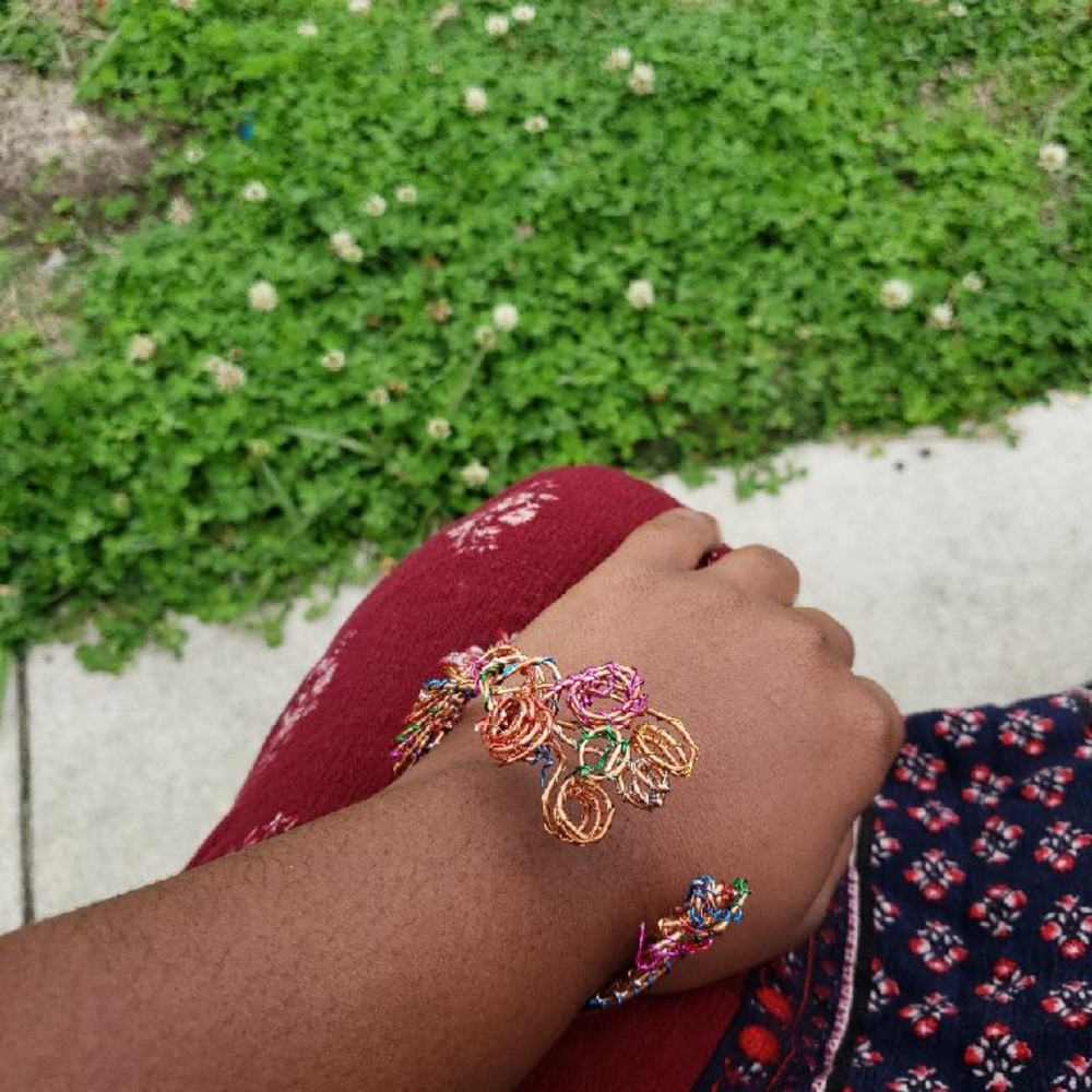 Unique Copper Bangle - image 3